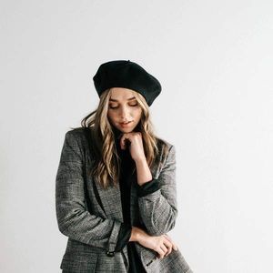 Gigi Pip NWOT Beret in Black